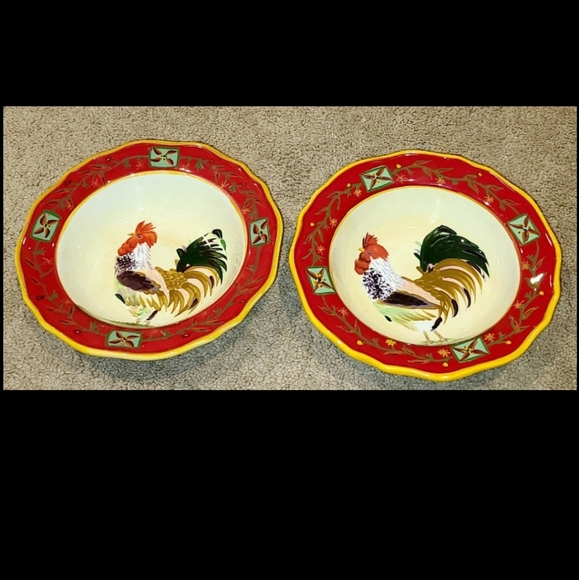 Oneida Dining Oneida Fairweather Friends Rooster Bowl By Sally